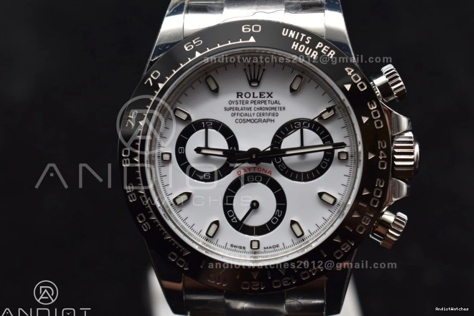 BTF 904L Case 116500 Lightweight 732 1:1 SA Daytona Edition SS Dial and Best White Bracelet 0825